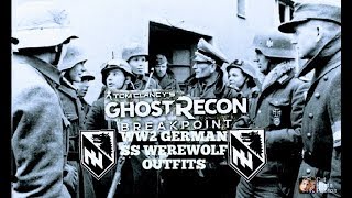 Ghost Recon Breakpoint WW2 German SS Werwolf OUTFITS [upl. by Isabelle]