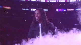 D Smoke  LA Clippers vs Miami Heat Halftime Performance [upl. by Artkele]