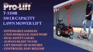 T5350B ProLift Lawn Mower Lift [upl. by Sedecrem]