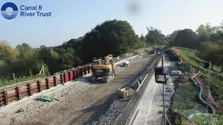 Middlewich Arm repairs September and October timelapse [upl. by Knitter441]