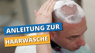 Haare waschen nach Haartransplantation ►Anleitung zur Haarwäsche◄ [upl. by Gio973]