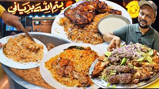 Bismillah Biryani Karachi  Yakhni Biryani BBQ Platter  Haleem Tikka Kabab Street Food Pakistan [upl. by Smaoht849]