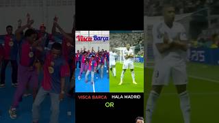 Visca Barca OR Hala Madrid ❤️🤍football trending fcbarcelona halamadrid viscabarsa [upl. by Acino]