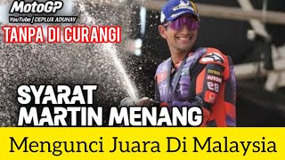 MotoGP Malaysia Martin Yakin Tak Dicurangi Ducati dan Michelin [upl. by Airak451]