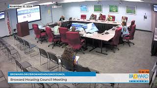 Broward Housing Council Meeting  November 15 2024 [upl. by Enida702]