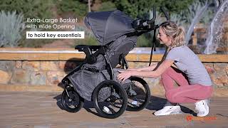 Baby Trend Expedition Race Tec PLUS Jogger Stroller [upl. by Mcdermott]