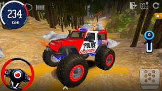 Offroad Outlaws Online Multiplayer Jeep Police Monster Truck Mud Racing For Androad Driving Gameplay [upl. by Destinee]