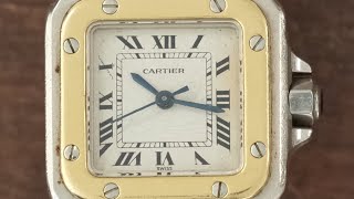 Restoration of old Cartier Santos I was shocked when I opened this watch [upl. by Cristabel]