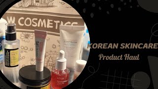 Korean Skincare  Product Haul [upl. by Llenyaj340]