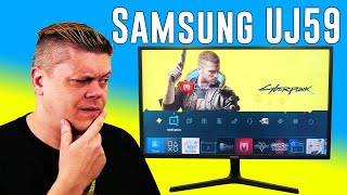 BEST input lag Samsung UJ59  U32J590 4K but… [upl. by Eednam172]