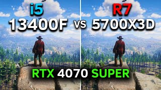 Core i5 13400F vs Ryzen 7 5700X3D  RTX 4070 SUPER  Test In 12 Games  2024 [upl. by Cuthbertson]