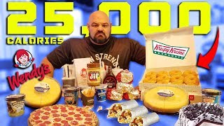 25000 CALORIE STRONGMAN CHEAT DAY [upl. by Lrac]