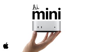 Introducing the allnew Mac mini  Apple [upl. by Trinl]