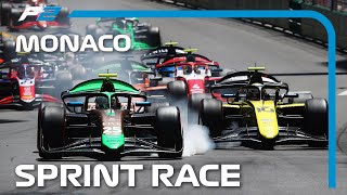 F2 Sprint Race Highlights  2024 Monaco Grand Prix [upl. by Anglo246]