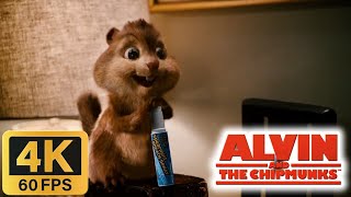 Alvin and the Chipmunks 2007  Theodore Sprays Cleaner in Daves Eyes 4K60FPS [upl. by Beverlie]