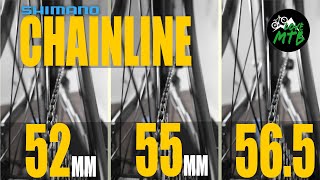 12 Speed CHAINLINE Explained  52 vs 55 vs 565 mm Shimano SLX M7100 vs M7120 Cranksets [upl. by Stanleigh]