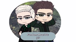 Fandoms React To Each Other 15 Supernatural  Harry Potter [upl. by Alsi]