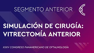 VITRECOMÍA ANTERIOR  SIMULACIÓN EN VIVO [upl. by Oira]