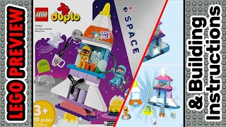 PREVIEW 10422 LEGO Duplo 3in1 Space Shuttle Adventure​ amp Building Instructions LEGO 2024 [upl. by Gentry68]