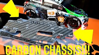 WLTOYS K989 128 CARBON FIBRE CHASSIS UPGRADE RC MINI  MICRO DRIFT CAR [upl. by Odilo658]