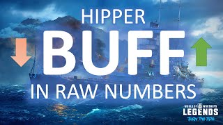 Hipper Buff  In Raw Numbers World of Warships Legends Xbox Series X [upl. by Lauber]