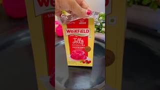 Weikfield Jelly Crystals Raspberry Flavour shorts asmr ytshorts viral shortvideo [upl. by Lleihsad]