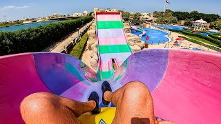 Tsunami Waterslide at Al Montazah Waterpark [upl. by Myk]