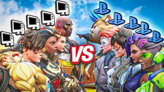 5 PC Grandmasters VS 5 PLAYSTATION Grandmasters in Overwatch 2 [upl. by Veronike]