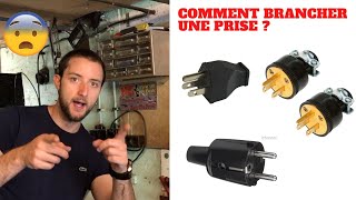 🔧COMMENT REMPLACER PRISE EU  PLUG AND PLAY 🔵 [upl. by Yekcaj47]