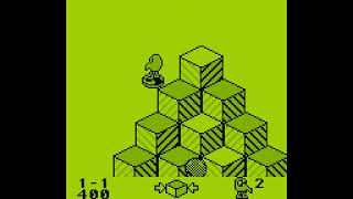 Qbert Gameplay Game Boy [upl. by Adnouqal]