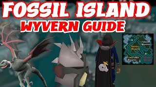 OSRS  Fossil Island Wyverns  Slayer Guide  Melee [upl. by Yelsew653]