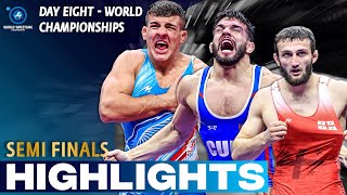 Day 8  Semi Final Highlights  GrecoRoman Wrestling  Senior World Championships 2023 [upl. by Fischer86]