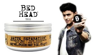 BED HEAD Matte Separation Workable Wax REVIEW  TIGI  Versatile Workable Wax  Mayank Bhattacharya [upl. by Jackelyn]