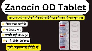 Zanocin OD Tablet  Zanocin OD Tablet Ke Fayde Or Nuksan  Zanocin OD Tablet Uses In Hindi [upl. by Panthea]