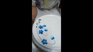 Big Circle Jam Painting Plate Decoration Teaching Video Master Original New Knowledge Creator M [upl. by Seavey827]