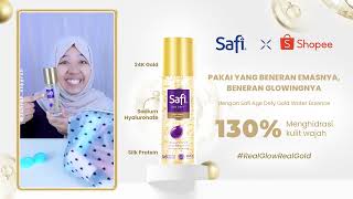 Unboxing dan Review Pemakaian Pertama Serum Safi Age Defy Gold Water KALIAN WAJIB TAHU [upl. by Leann724]