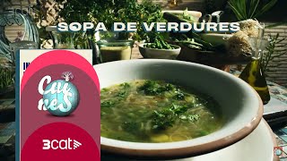 Sopa amb verdures  Cuines [upl. by Yajet895]