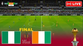 Nigeria vs Cote dIvoire  Africa Cup Final Full match  Video game simulation [upl. by Falito]