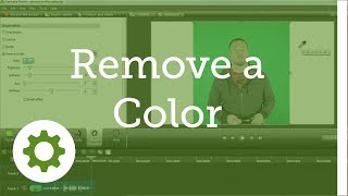 Camtasia Studio 81 Remove a Color [upl. by Lecroy]