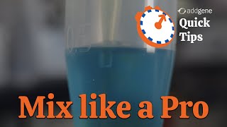 Mixing Liquids Using a Pipette Addgene Quick Tips [upl. by Nevag487]