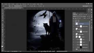 Aula  Fotomontagem com Photoshop CS6  Speed Art [upl. by Trescha]