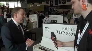 Yamaha YDPS52 Digital Piano Musikmesse 2015 [upl. by Romeu872]