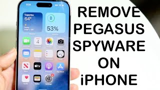 How To Remove Pegasus Spyware On iPhone 2024 [upl. by Milewski]