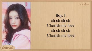 ILLIT Cherish My Love Easy Lyrics [upl. by Jude]