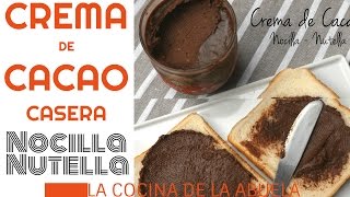 Crema de cacao con avellanas Nocilla Nutella [upl. by Supen]