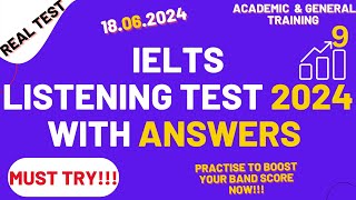 IELTS Listening Practice Test 2024 with Answers  18062024 [upl. by Ahsinik]