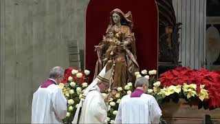 ADESTES FIDELES  Cantos Misa de Nochebuena en el Vaticano [upl. by Atteiluj]