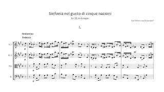 Carl Ditters von Dittersdorf – Symphony in A major quotNel gusto di cinque nazioniquot [upl. by Alyse384]