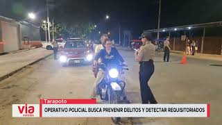 Operativo policial busca prevenir delitos y detectar requisitoriados [upl. by Erdna]