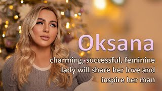 Charming successful feminine Oksana will share her love and inspire her man [upl. by Lenahs]